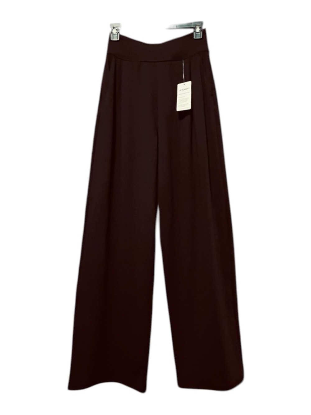 JEKAOYI Black High Waisted Wide Leg Pants Elastic Waist – Medium - Picture 2 of 7